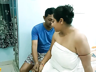 Watch this Indian Mother pay her spouse's debt with her mouth and coochie
