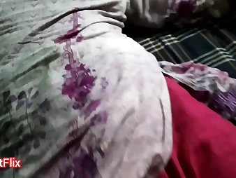 Indian desi wifey gets her taut snatch pummeled & crammed with cum