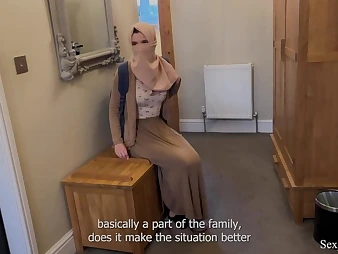 My insatiable stepmom caught with a man sausage and sharing a couch with me - Pure taboo!