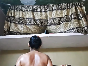 Indian wifey Rode Rock-hard and Orgasmed in reverse cowgirl posture