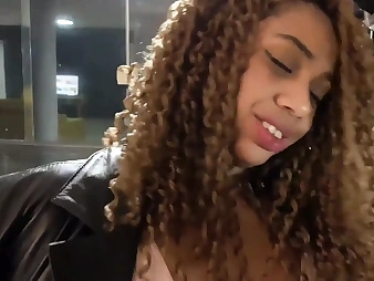 Observe My Rigid Penis wreck the Mulatta's cock-squeezing fuckholes in a crazy amateur naturals clamp