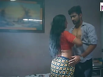 Stepbrother seduces Indian sizzling honey and fucks her cock-squeezing caboose from behind in scorching homemade Hindi movie