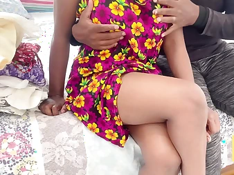 See this warm & mischievous Sri Lankan wife with petite globes & cock-squeezing snatch get insatiable with her ex-bf in office