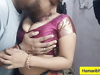 See Abhi and Devi's Indian Desi Bhabhi fuck-fest tape with naughty Indian Desi Aunty and her super steaming beau