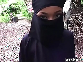 Muslim teenage idolizes Home Away From Home Away From Home in this crazy outdoor deep mouth venture