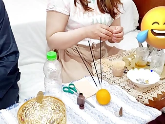 NoraKhalifa's Arabic Divination Flick: Al-Shawafa - A Veritable Arab COUGAR Smoking increased by Getting Poked in Utter Porno