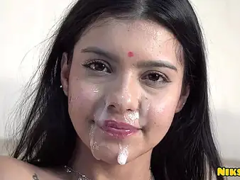 Camila Henao's Desi Bhabhi Bum is well-prepped for Orgasming!