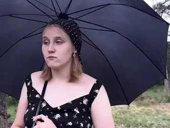 Light-complexioned nympho wean away from neighbourhood pub gets will not hear of first assfucking and deepthroating in POV