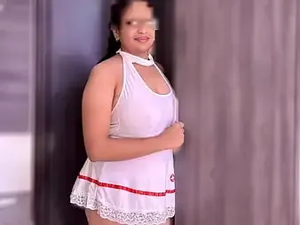 Tracker & Sonu in Nurse vestment win kinky with each other's hot bodies in Hindi hookup