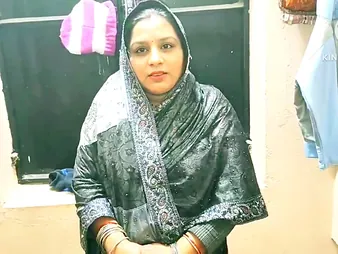 Dwell Desi Aunty & her Go steady with get it on the top of in rear end-fashion roleplay activity