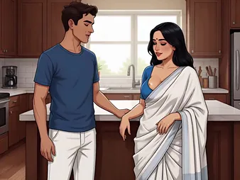 Exclusive Desi Indian Aunty lose one's heart to bandeau with big dicks, true amateurs, plus hot babes from India