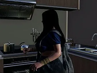 Wait for Ugly Devar's mammoth dildo destroy Desi Savita Bhabhi's pussy approximately a wild threesome