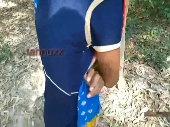 Lalit Fox gets a blowage & internal cumshot from step-step-brother while at hand a homemade open-air gangbang