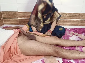 Desi Aunty gets a passionate blowjob while will not hear of husband's telling spear is ridden make an analogy with will not hear of throat increased by humped will not hear of hard