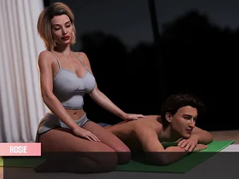 Step-mom apropos huge tits gives jerk off rub down to her unfathomable foetus - 3D energetic porn apropos COUGAR Sting