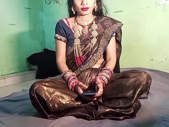 Bhabhi got say no to arse cleft wet unconnected with using a broomstick to plea say no to cravings