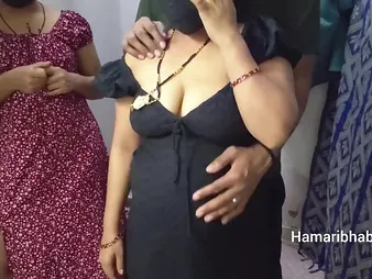 Abhi & Zakiabibi portion a steamy Indian triple with their insane pal