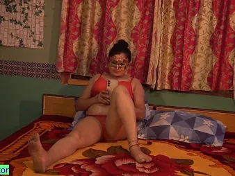 Stepcousin bangs mephitic sister-in-law in a hot roleplay with a cumshot