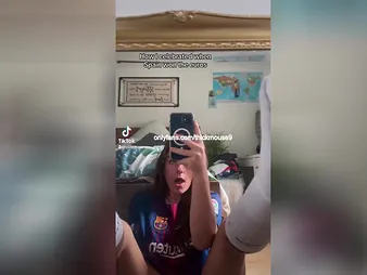 Accidental exposure be useful to taut muff not later than a TikTok load