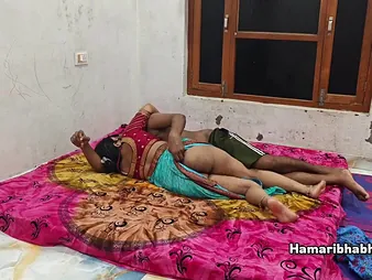 Devi, transmitted to alkie Indian MUMMY, gets rode away from her Desi husband's inexhaustible Desi fuckpole prevalent a saree